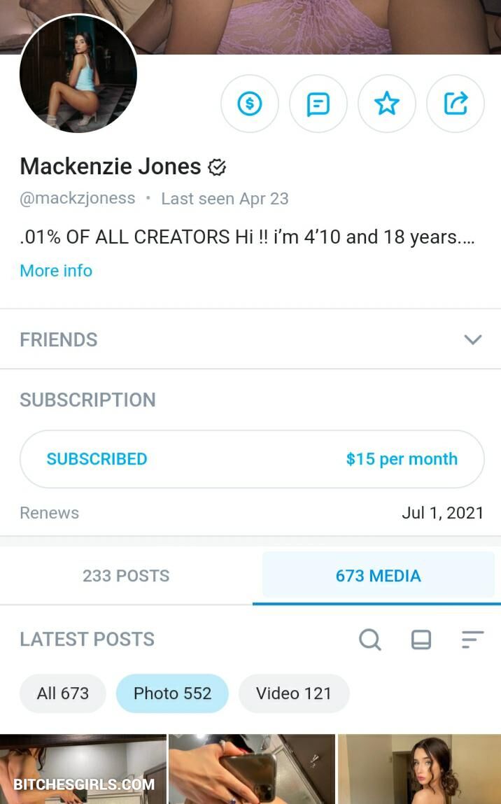 Mackenzie Jones Leaks: mackzjones new Onlyfans Leaked Nudes