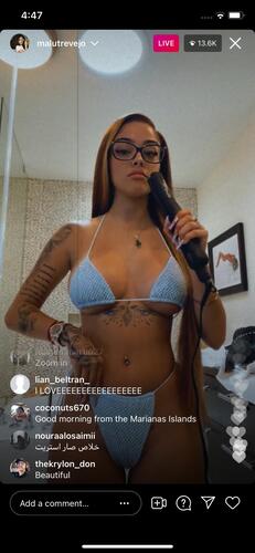 Malu Trevejo nude celebritiy onlyfafns leaks and boobs pics teen